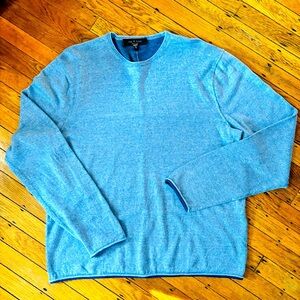 Men’s Rag & Bone Light Blue / Light Weight Sweater
